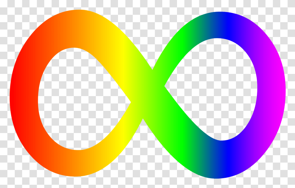 Infinity Symbol Rainbow Autism Symbol, Logo, Trademark Transparent Png