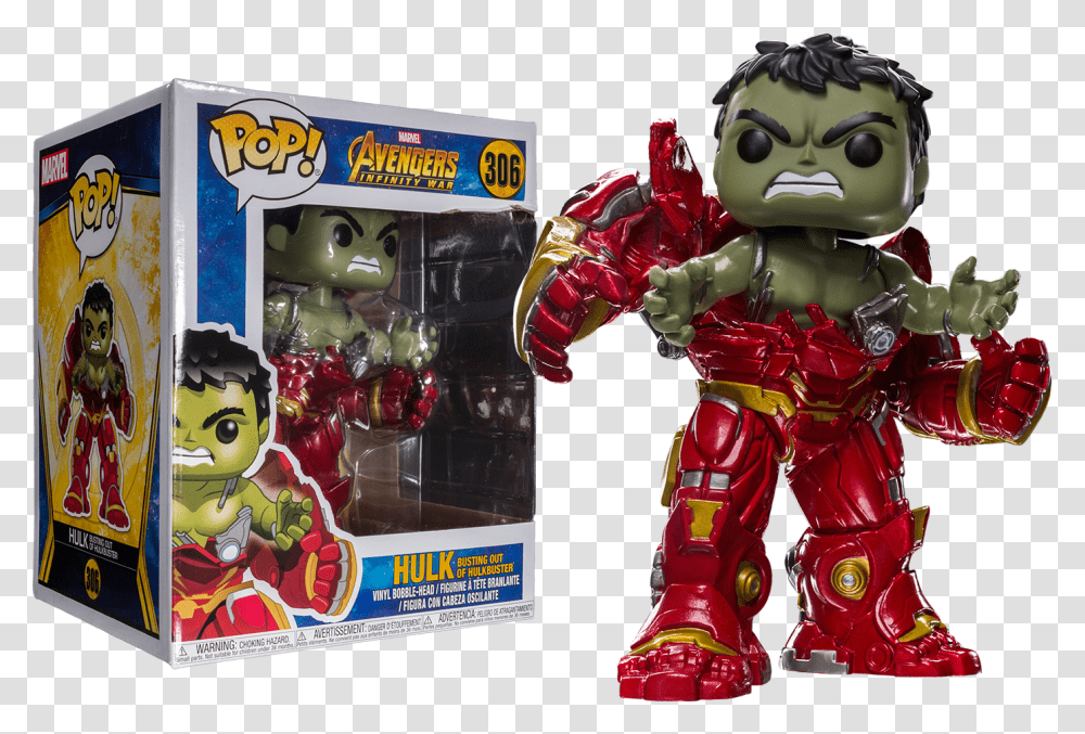 Infinity War Hulk Busting Out Of Hulkbuster 6 Super Hulk Busting Out Of Hulkbuster, Robot, Figurine, Person Transparent Png