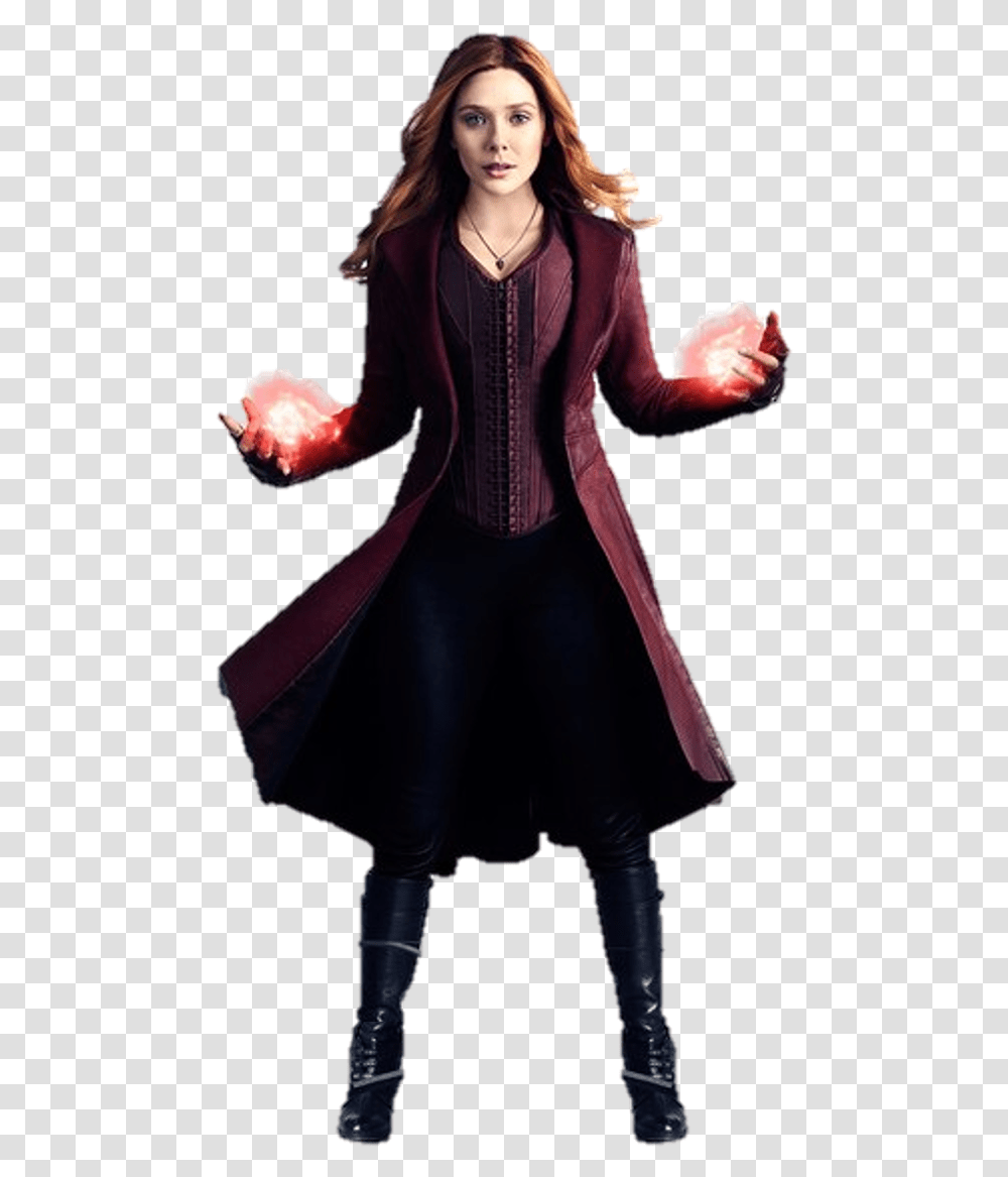 Infinity War Scarlet Witch 2 Scarlet Witch Infinity Wars, Sleeve, Person, Dress Transparent Png