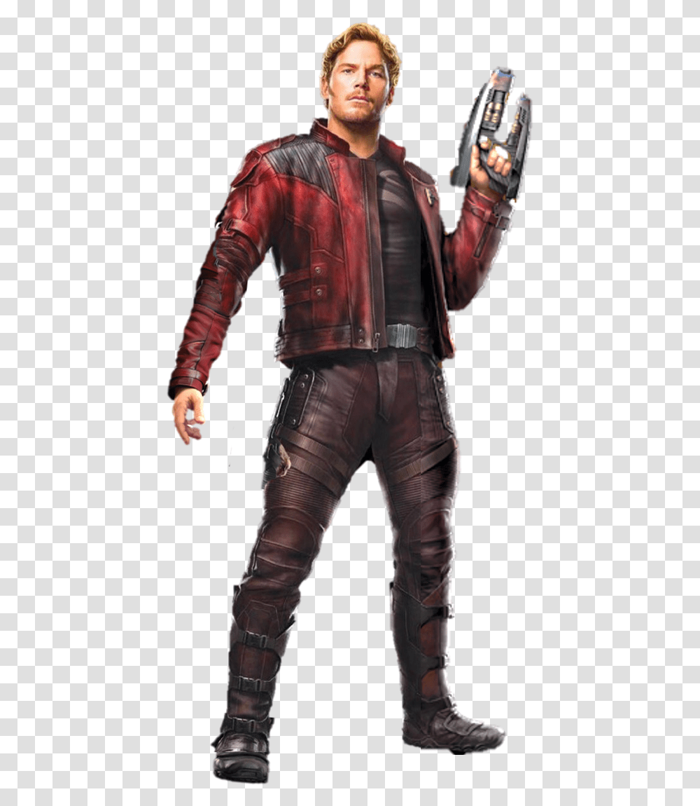 Infinity War Starlord Star Lord, Person, Jacket, Coat Transparent Png
