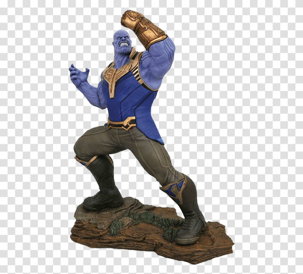 Infinity War Thanos Marvel Milestones Statue, Person, Human, Ninja, Dance Pose Transparent Png