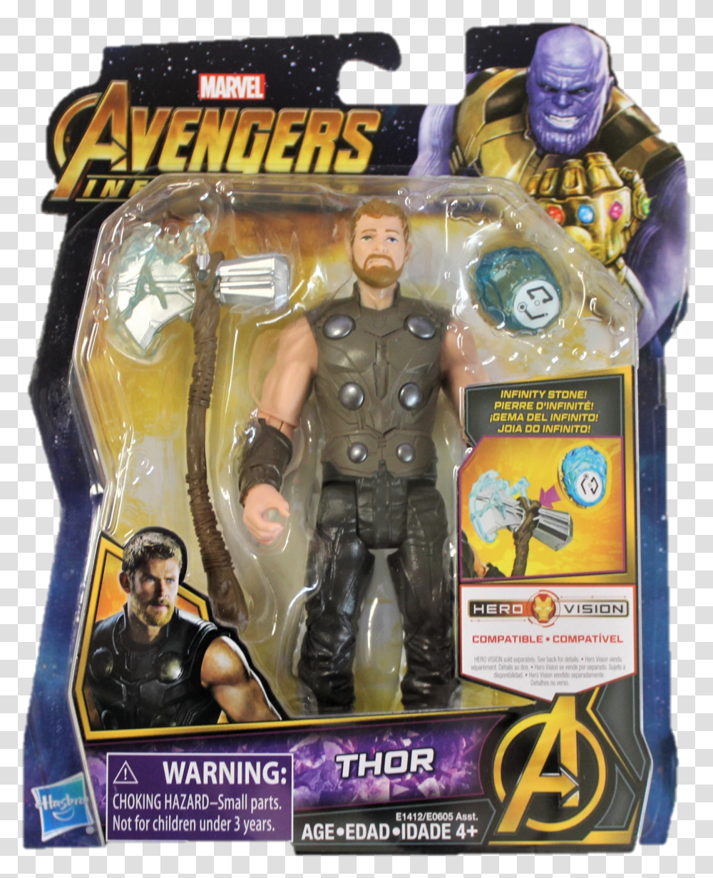 Infinity War Thor With Infinity Stone 6 Inch Action Transparent Png