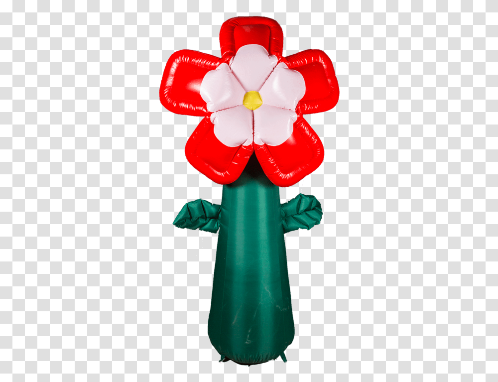 Inflatable Flower Single Stem Red, Plant, Apparel, Food Transparent Png