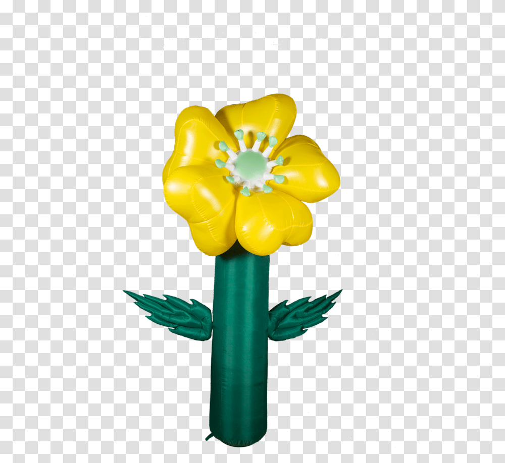 Inflatable Flower Single Stem Yellow, Plant, Cactus, Blossom, Tulip Transparent Png