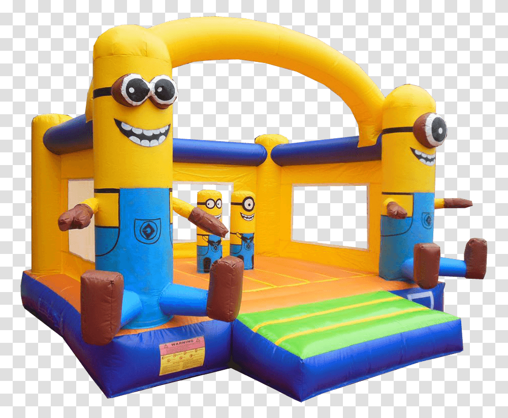 Inflatable Minions Bouncy Castle, Toy, Indoor Play Area Transparent Png