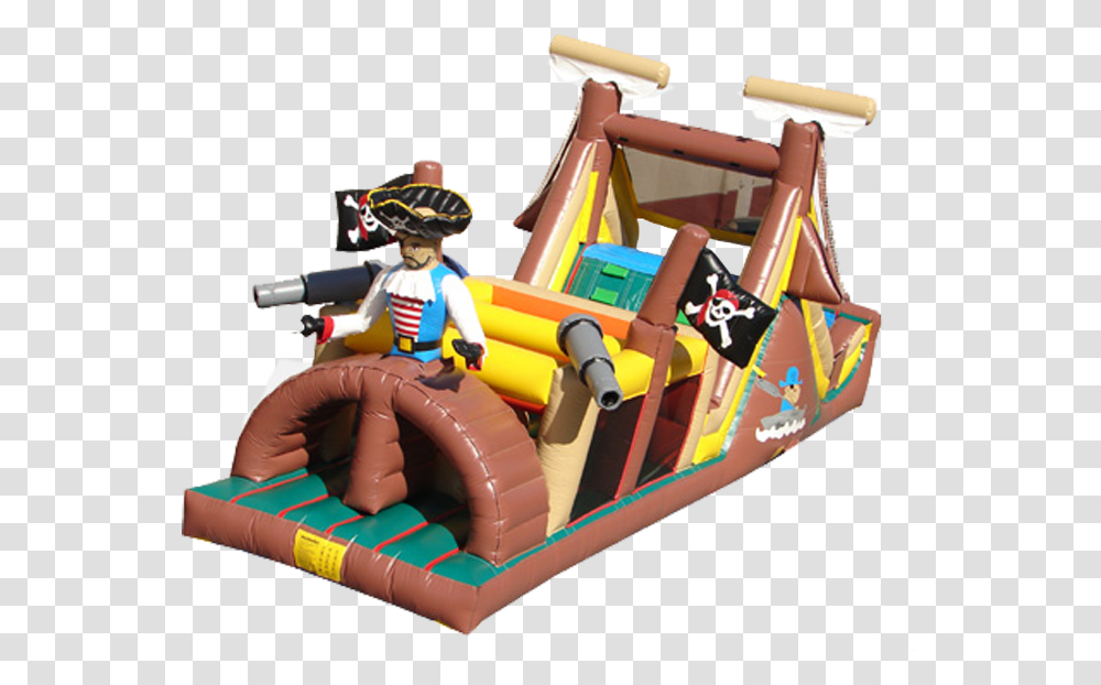 Inflatable Pirate Obstacle Course, Crib, Furniture, Person, Human Transparent Png