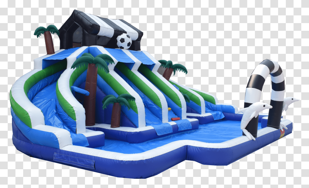 Inflatable Water Park Fun Zone Melbourne Inflatable, Crib, Furniture Transparent Png