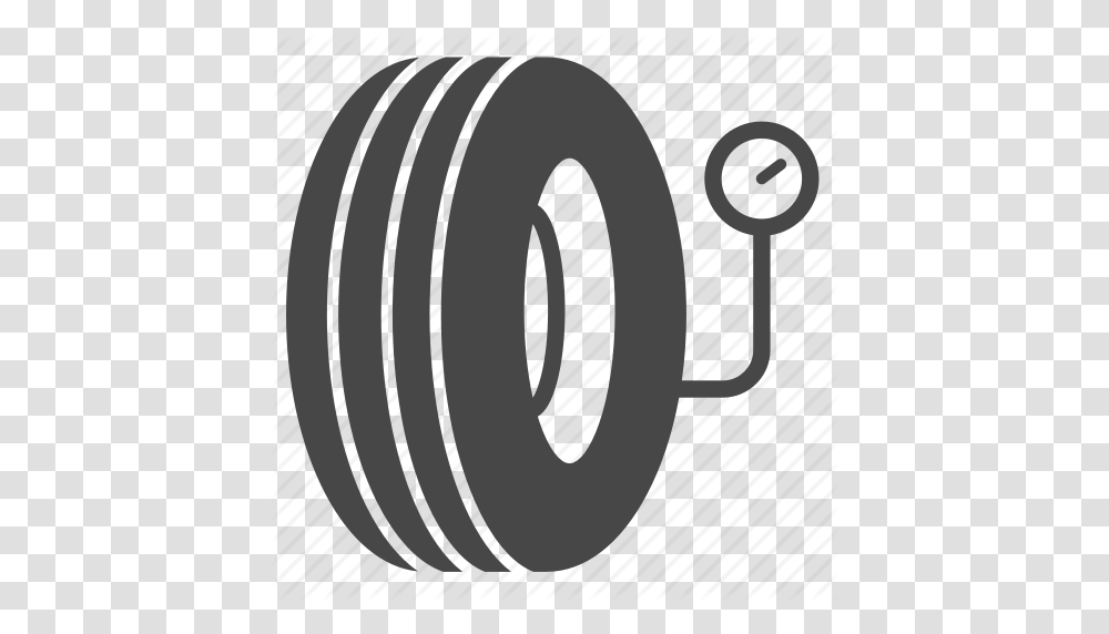 Inflation Pressure Tire Tyre Wheel Icon, Coil, Spiral, Machine, Rotor Transparent Png