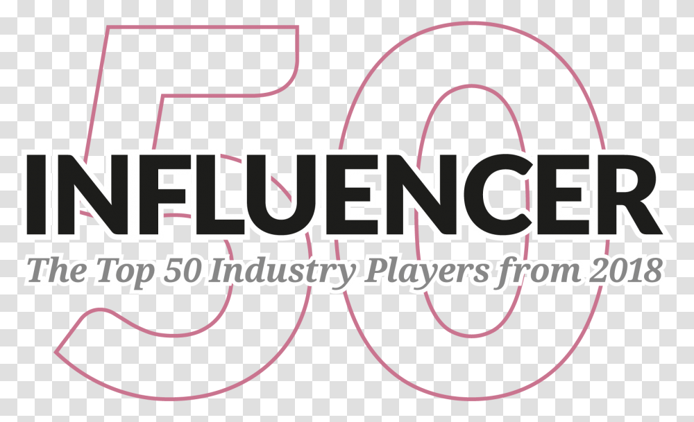Influencer 50 Talking Influence Calligraphy, Label, Text, Logo, Symbol Transparent Png