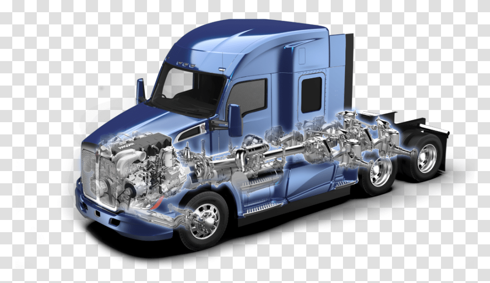 Infografia De Camin De Repuestos Rogers Truck Parts Kenworth Motor, Wheel, Machine, Vehicle, Transportation Transparent Png