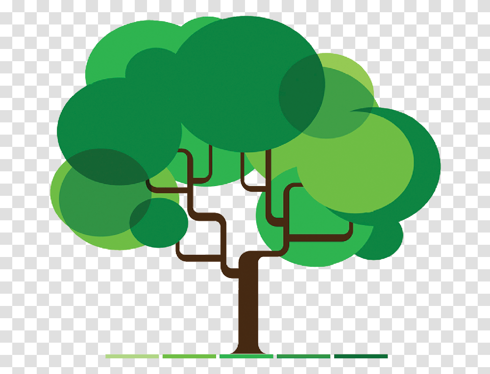 Infographic Tree, Green Transparent Png