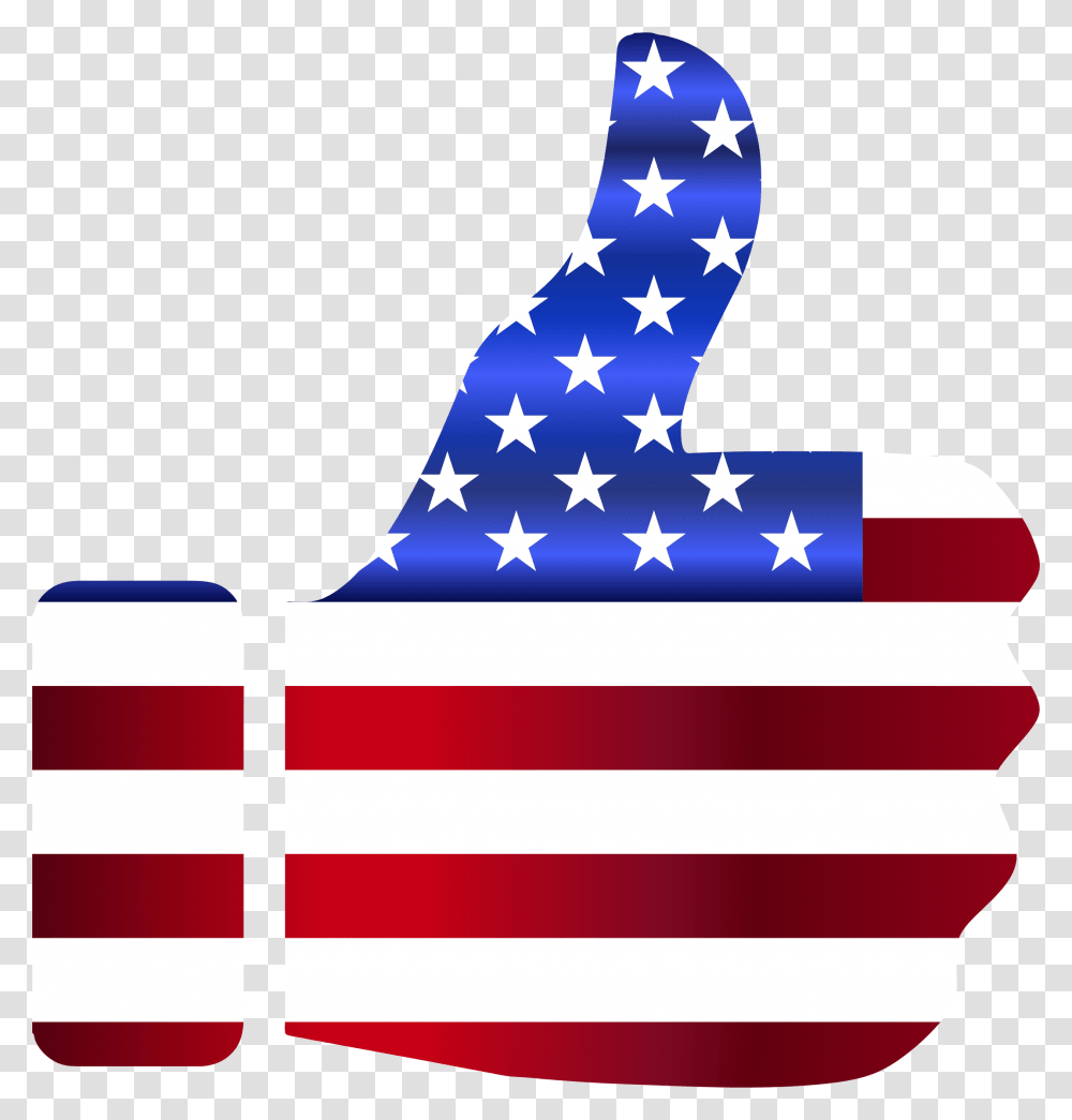 Informacin Lotera Green Card American Flag Thumbs Up, Star Symbol Transparent Png