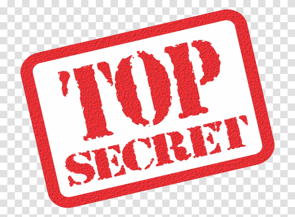 Information Business Resort Person Secrecy Top Secret No Background, Label, Food, Rug Transparent Png