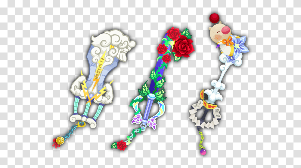 Informationkingdom Hearts Union Moogle O Glory Keyblade, Graphics, Pattern, Astronaut Transparent Png