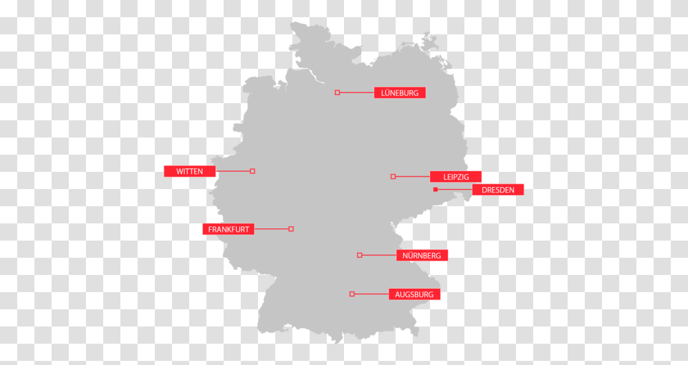 Infratec Branch Offices Germany And Austria Vector Of Germany, Map, Diagram, Poster, Advertisement Transparent Png