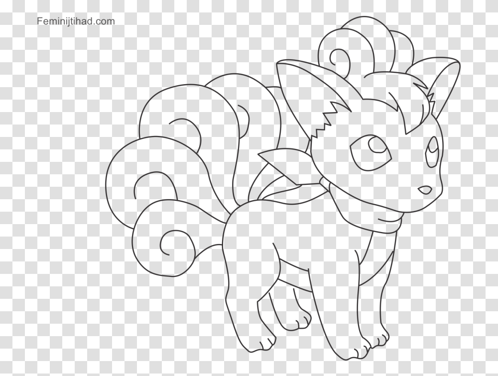 Ingenious Ideas Vulpix Coloring Pages Printable For Coloring Sheet Pokemon, Stencil, Cat Transparent Png