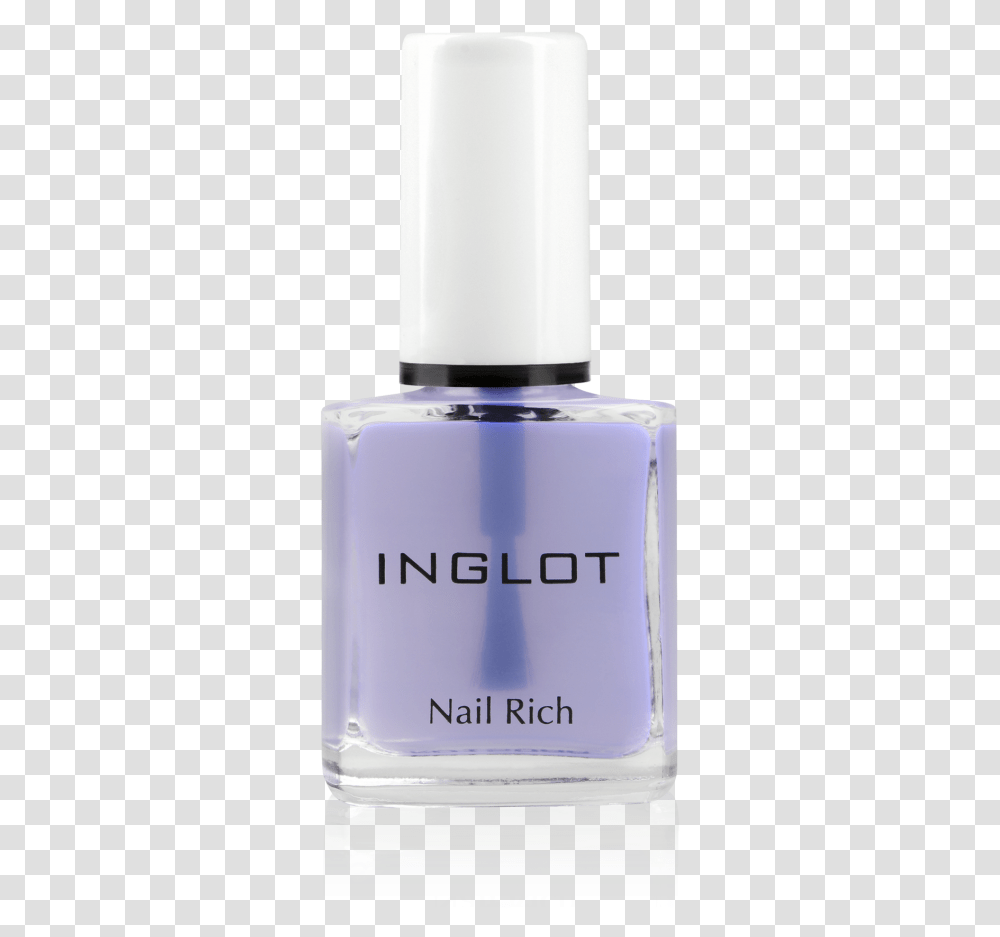 Inglot Nail Rich Nail Polish, Bottle, Cosmetics, Perfume, Milk Transparent Png