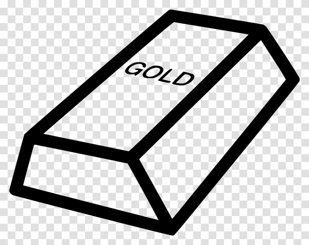 Ingot Goldbrick Brick Gold Bar Gold Brick Clip Art, Alphabet, Number Transparent Png