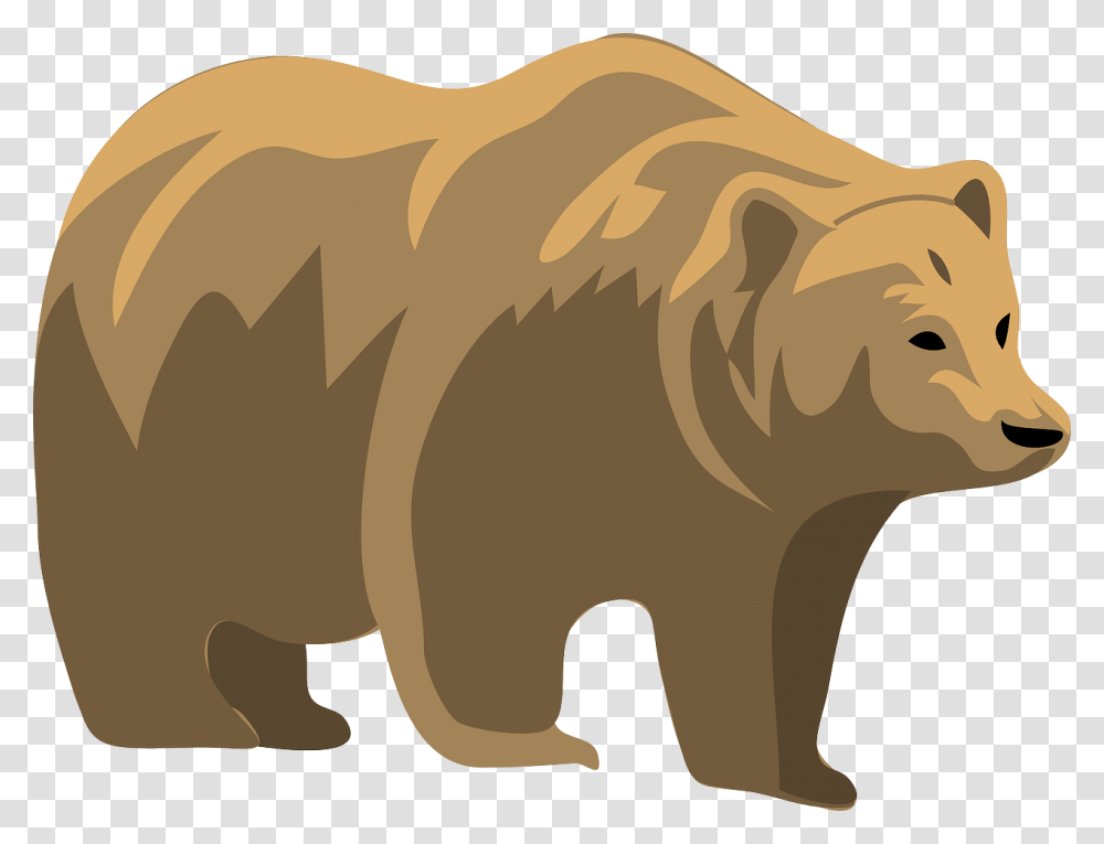 Inhaler Clipart Grizzly Bear Clip Art, Mammal, Animal, Wildlife, Rhino Transparent Png