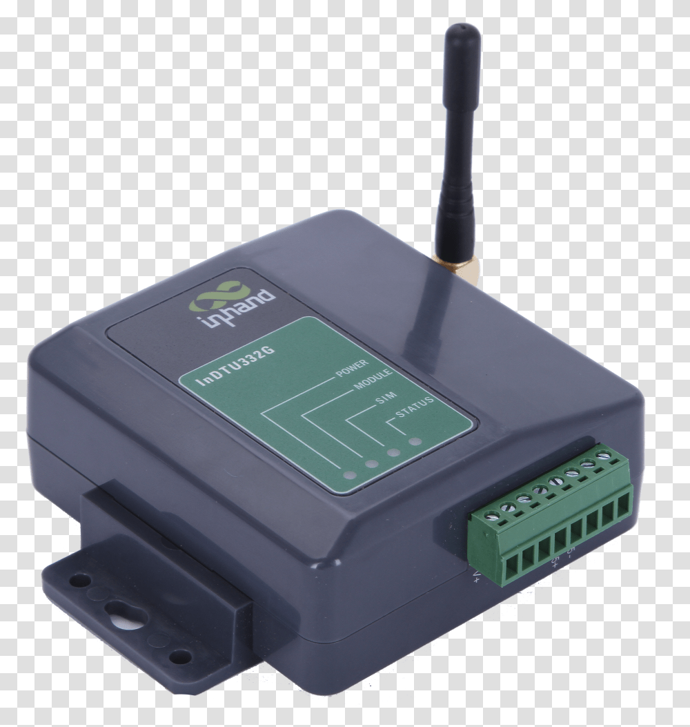Inhand Networks Indtu332 Industrial Serial To Cellular Electronic Component, Router, Hardware, Electronics, Modem Transparent Png
