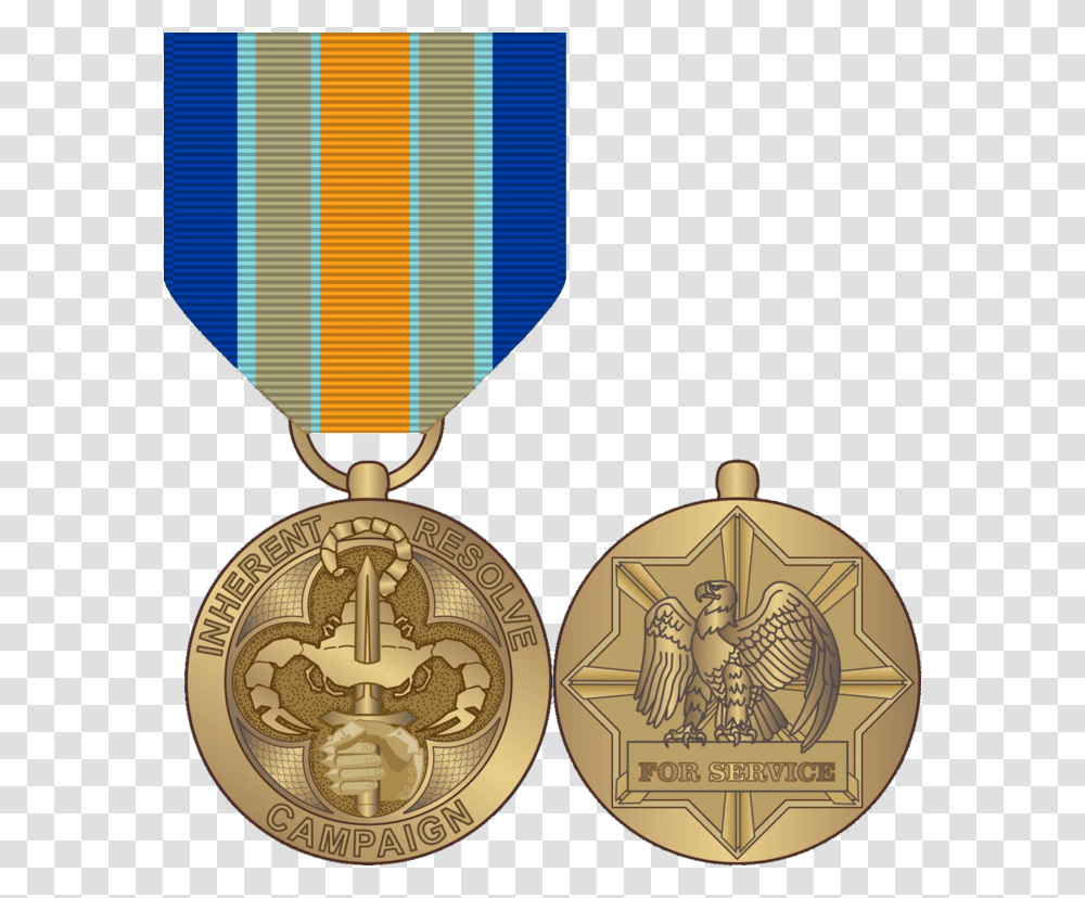 Inherent Resolve Medal, Gold, Trophy, Gold Medal, Clock Tower Transparent Png