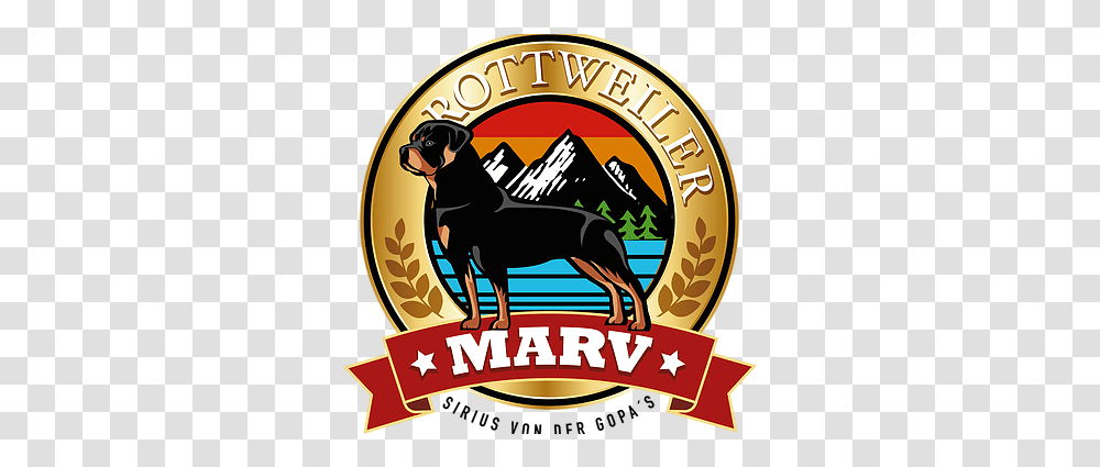 Inicio Rottweiler Marv Dobermann, Logo, Symbol, Badge, Animal Transparent Png