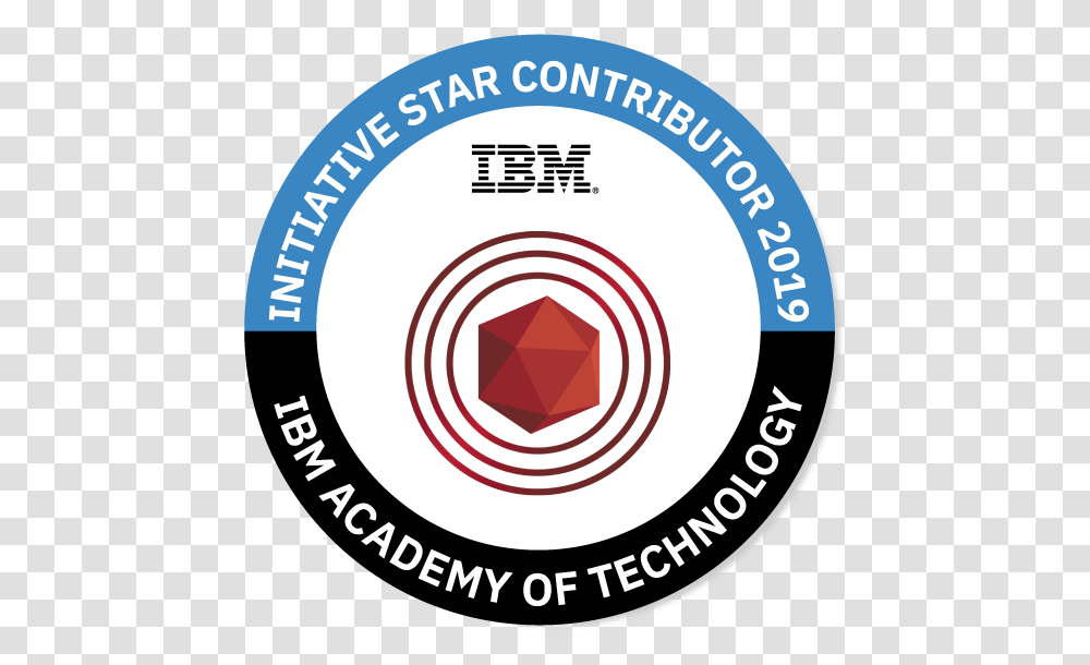 Initiative Star Contributor Ibm, Label, Disk, Dvd Transparent Png