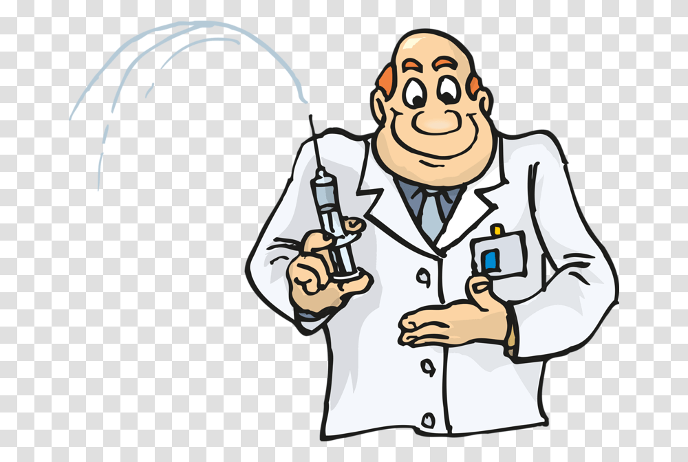 Injection Physician Hypodermic Needle Injection, Person, Human, Doctor, Scientist Transparent Png