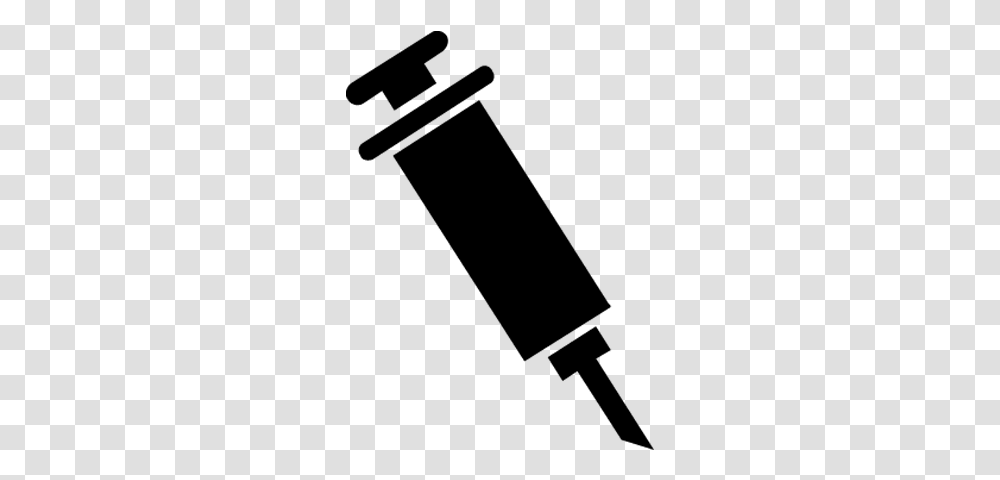 Injection Syringe Vaccine Drug Treatment Medical Illustration, Gray, World Of Warcraft Transparent Png