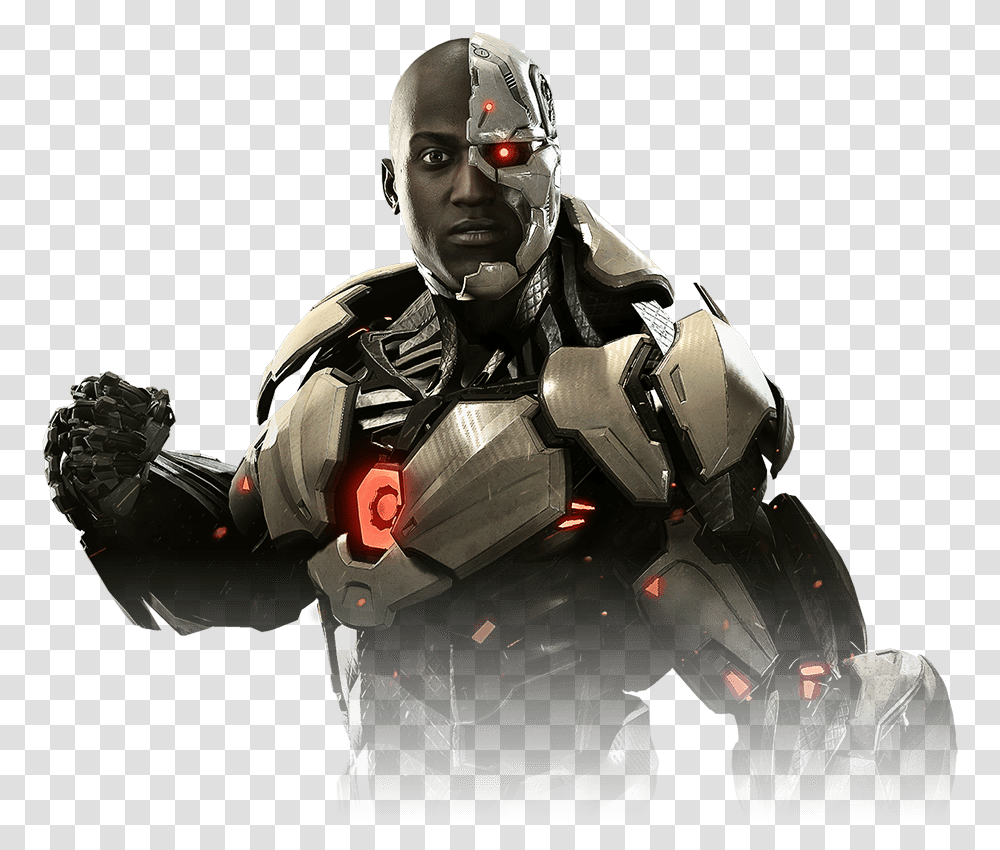 Injustice 2 Cyborg, Person, Human, Robot Transparent Png