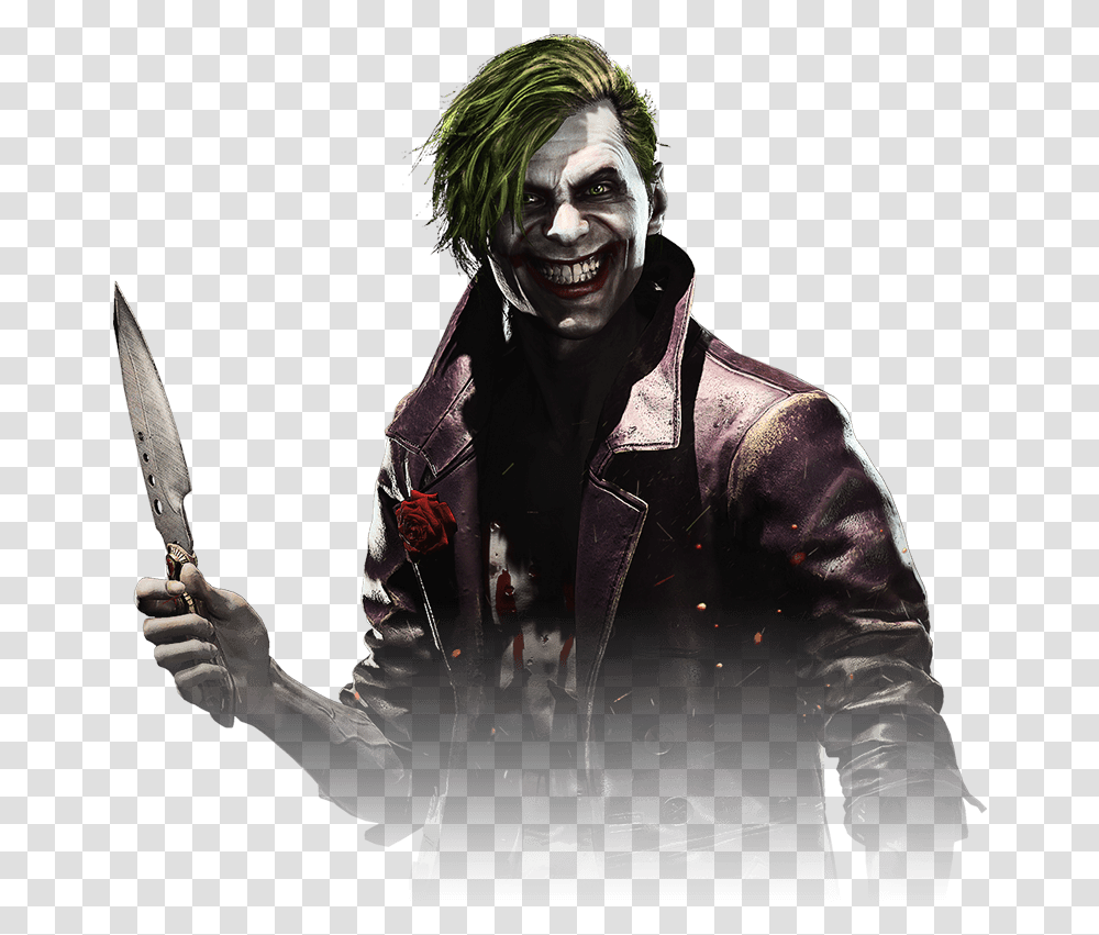 Injustice Joker, Person, Jacket, Coat Transparent Png