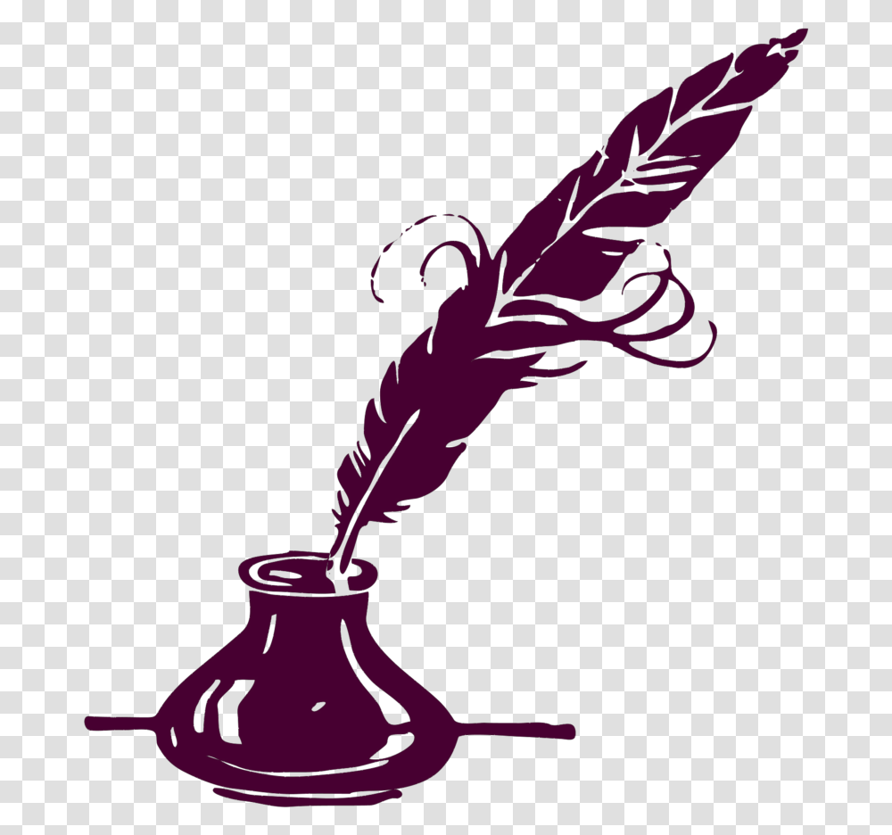 Ink And Feather Quill Clipart Shakespeare Quill And Ink, Bottle, Logo, Trademark Transparent Png