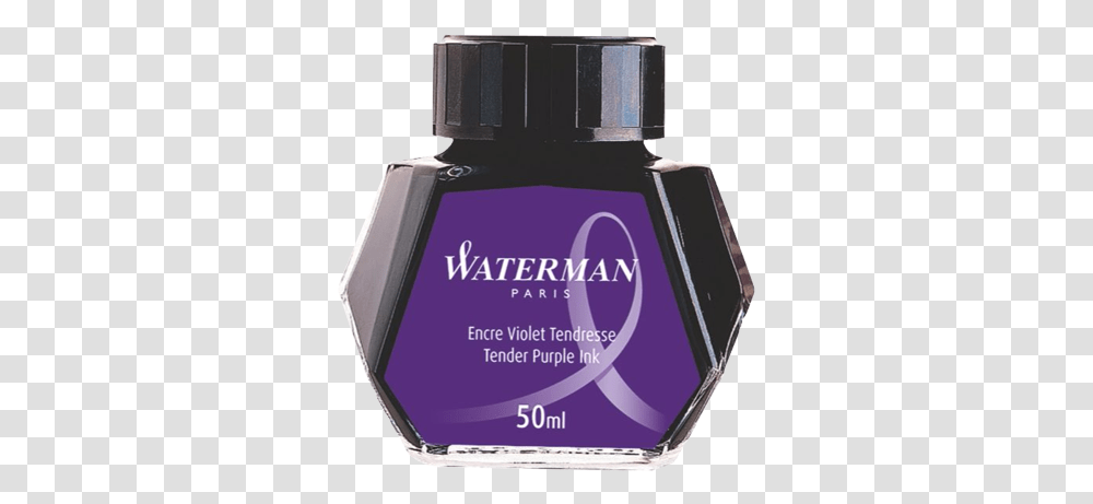 Ink Bottle Waterman Purple Waterman, Cosmetics Transparent Png