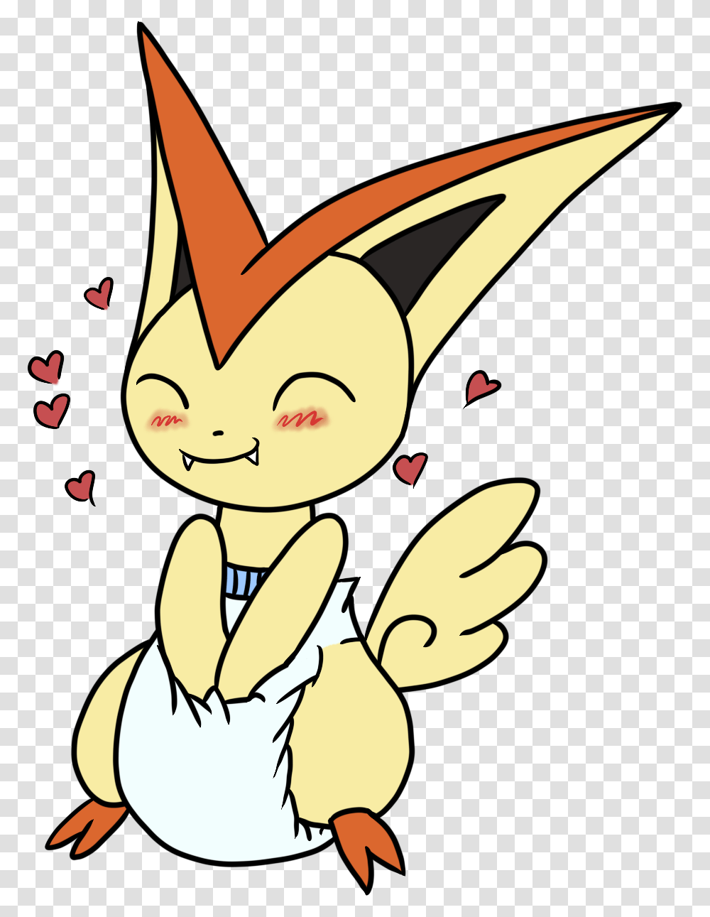 Ink By Mewzy148 Victini Loves Diapers Pokemon Victini In Diapers, Apparel Transparent Png