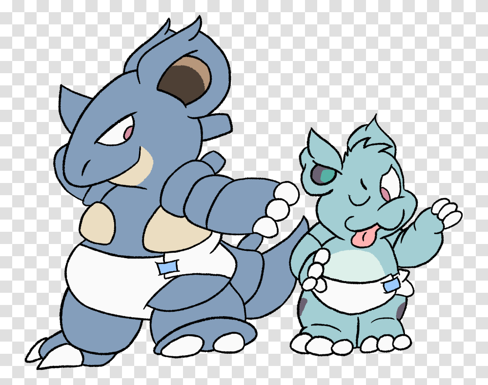 Ink By Yure16 Pampered Nidorina And Nidoqueen Nidorina, Animal, Mammal, Doctor, Aardvark Transparent Png