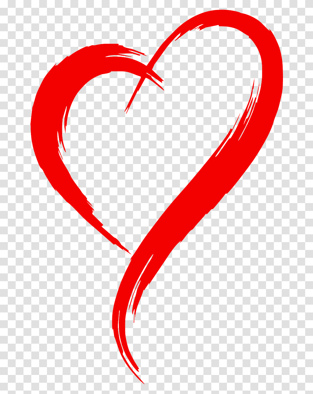 Ink Clip Art Heart Transprent Free Heart Brush Stroke, Clothing, Apparel, Headband, Hat Transparent Png