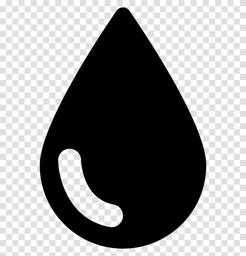 Ink Drop Filled Shape Icon Free Download, Silhouette Transparent Png