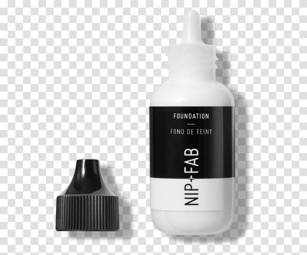 Ink Drop Nip And Fab Foundation Light Mixer Foundation Mixer, Bottle, Shaker, Cosmetics, Lotion Transparent Png