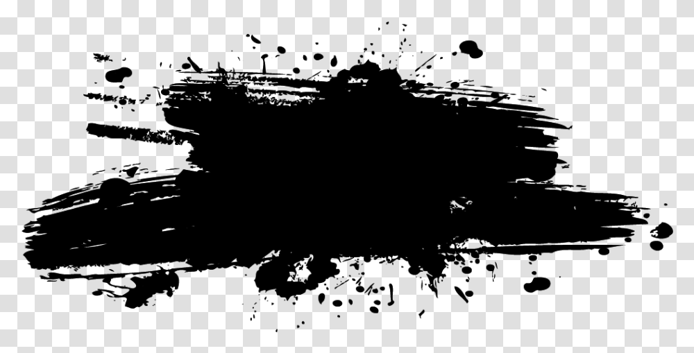 Ink Splash Black Paint Splash, Gray, World Of Warcraft Transparent Png