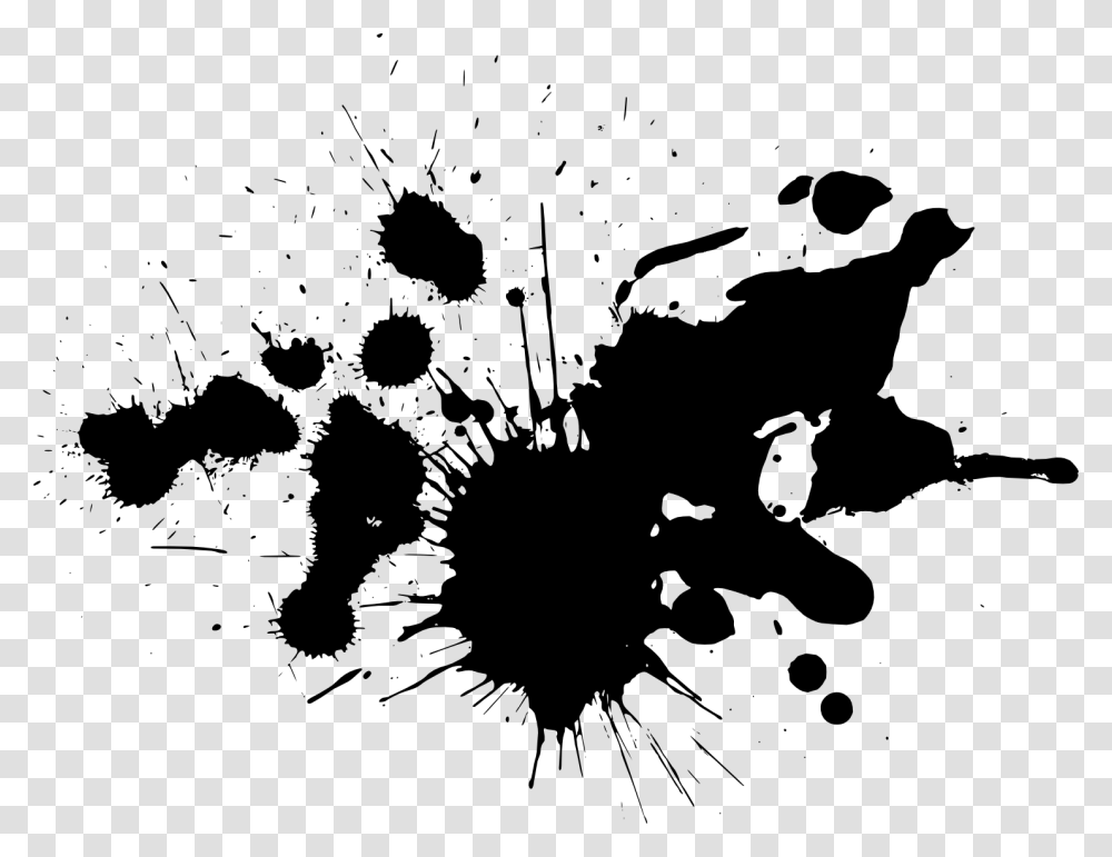 Ink Splatter, Gray, World Of Warcraft Transparent Png