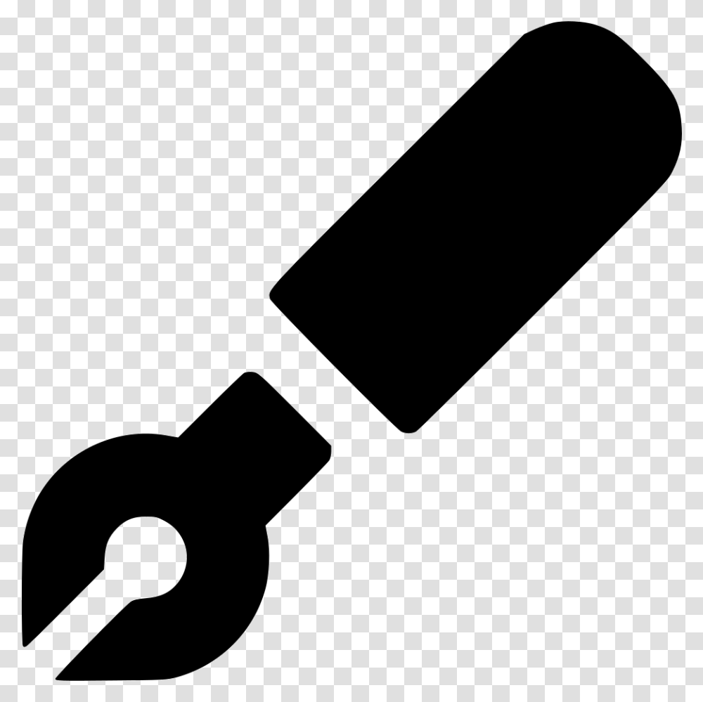 Ink Tool Vector Art Pen Calligraphy, Silhouette, Wrench, Stencil, Shovel Transparent Png