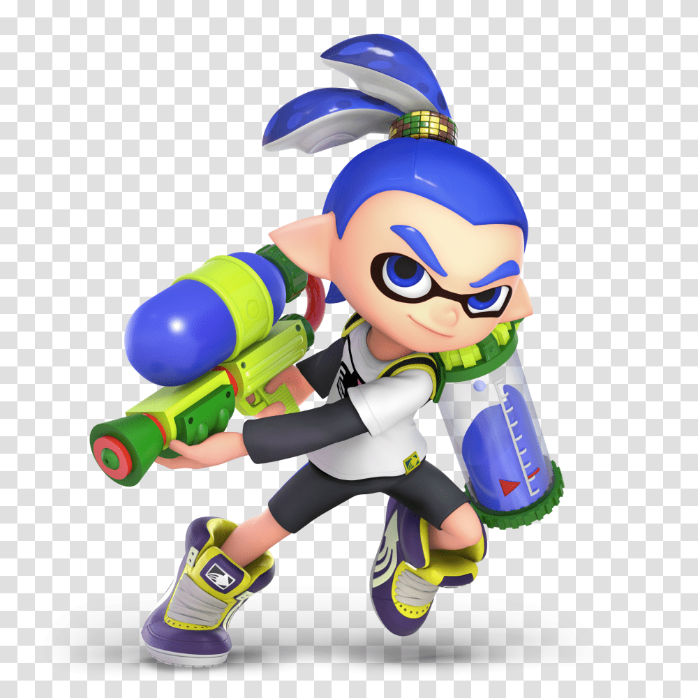 Inkling Boy Render Super Smash Brothers Ultimate Know Your Meme, Person, Costume, Toy, People Transparent Png