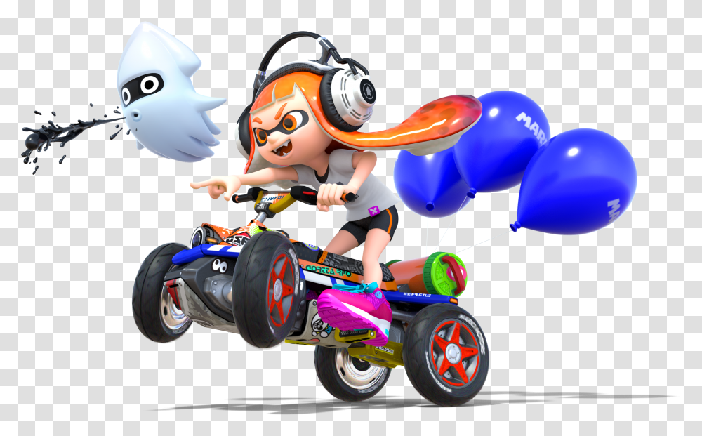 Inklings Mario Kart Racing Wiki Fandom Powered, Toy, Vehicle, Transportation, Person Transparent Png