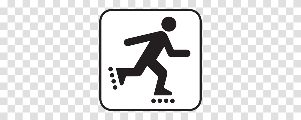 Inline Skating Symbol, Sign, Road Sign, Hammer Transparent Png