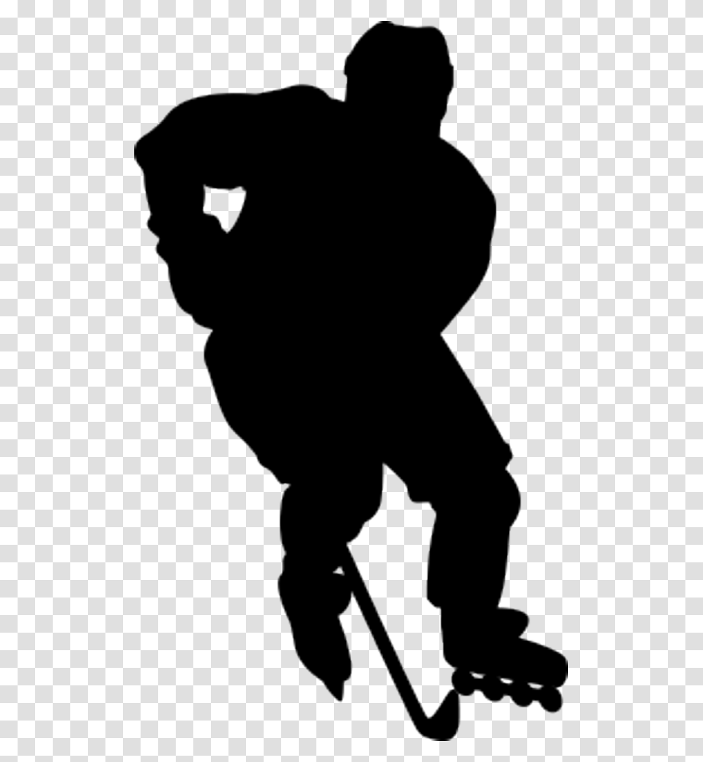 Inlinehockey Silhouette, Person, Human, Ninja, Kneeling Transparent Png