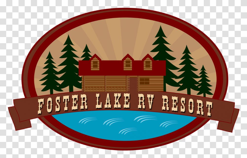 Inn Clipart Lake Cabin, Label, Tree, Plant Transparent Png