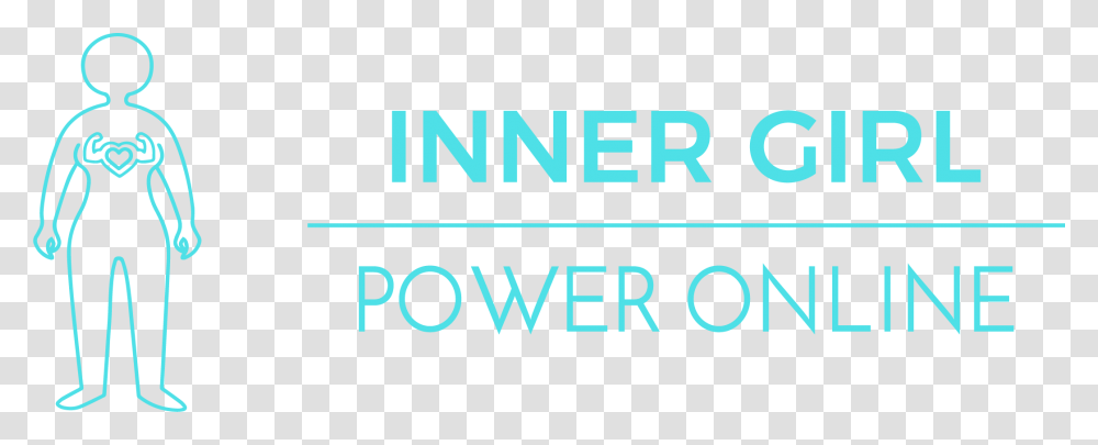 Inner Girl Power Electric Blue, Word, Alphabet Transparent Png