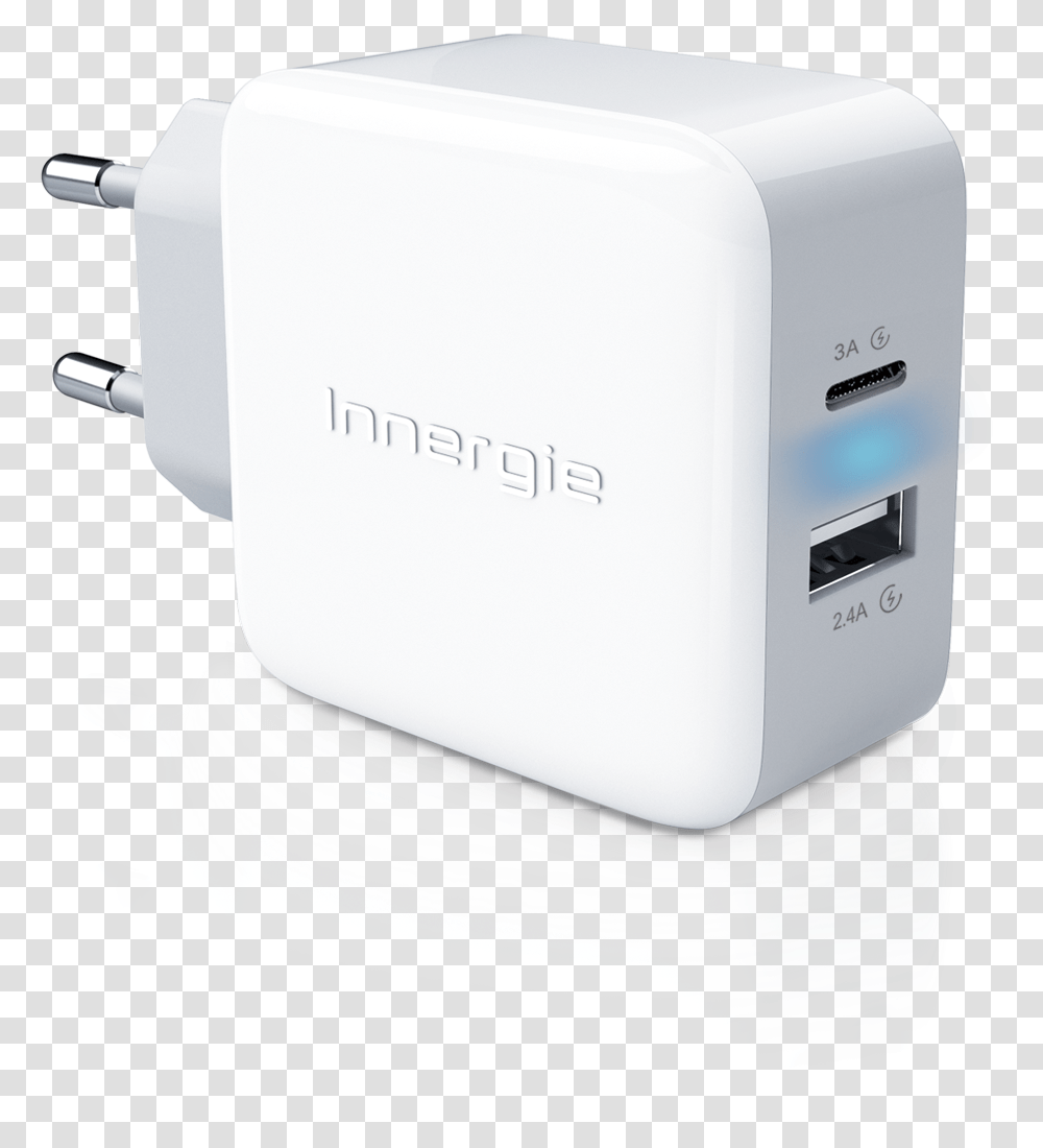 Innergie 27m Usb C Wall Charger Electronics, Adapter, Plug Transparent Png