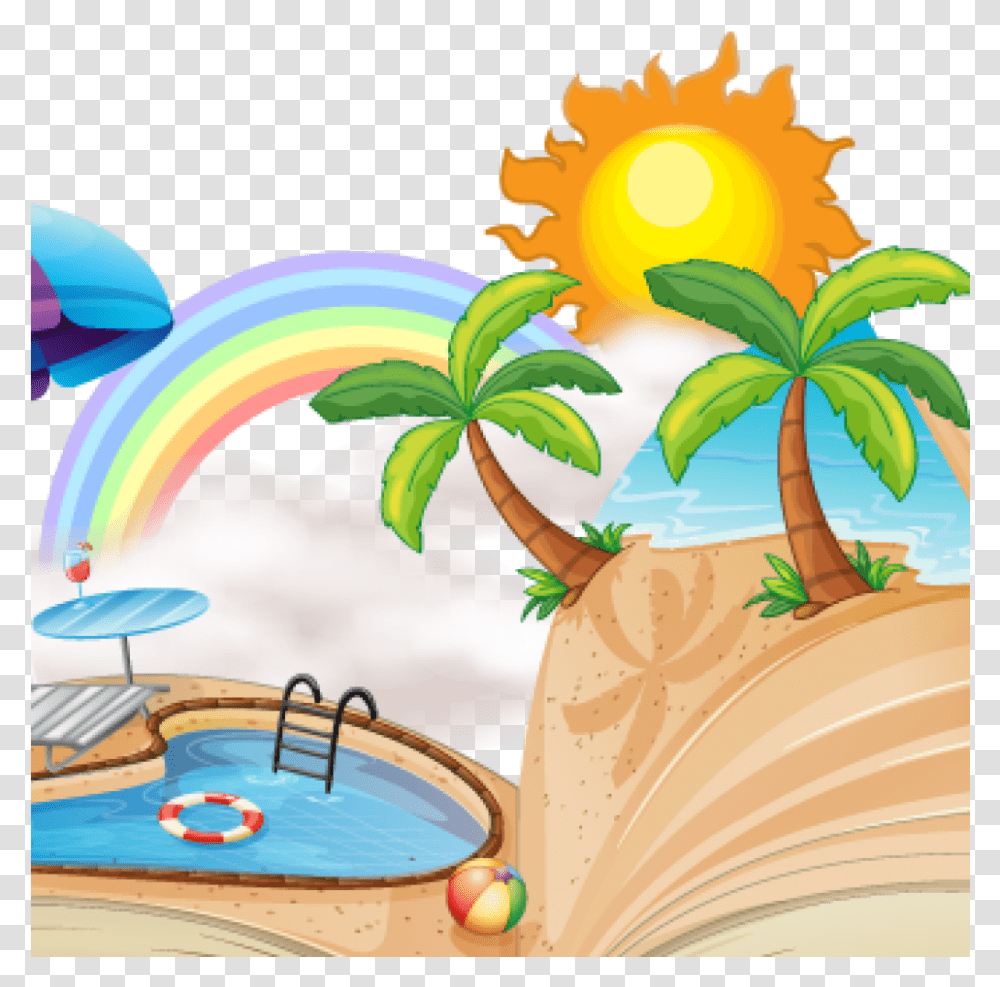 Innertube Clipart Summer Homework Cover Page, Water, Vacation, Outdoors, Sea Transparent Png