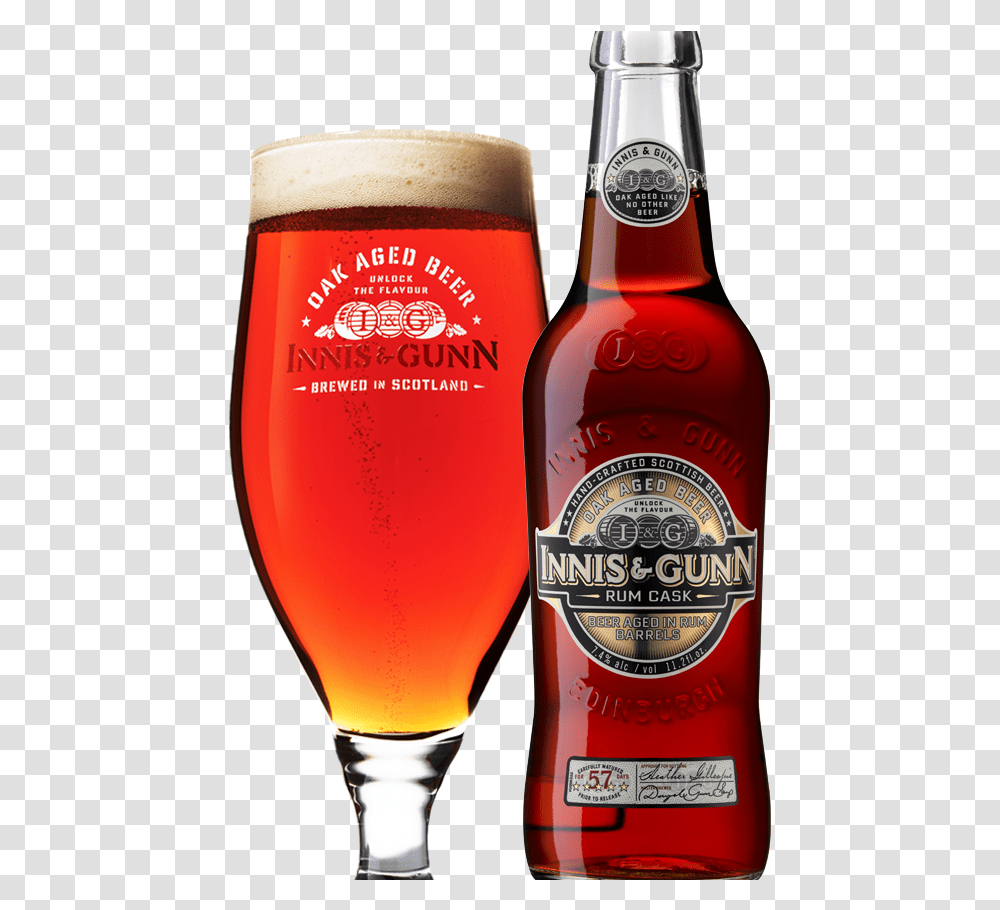 Innis Gunn Rum Cask, Beer, Alcohol, Beverage, Drink Transparent Png